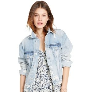 Ralph Lauren Denim&Supply Distressed Denim Jacket